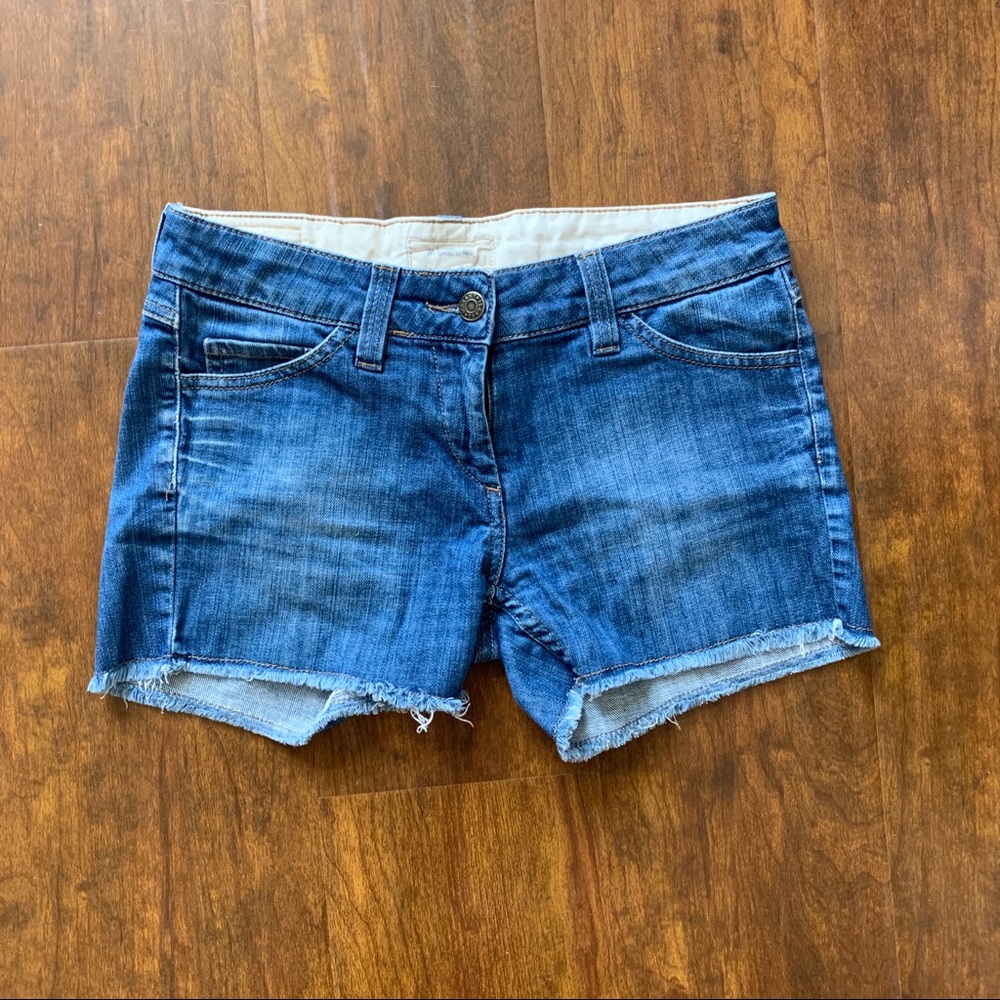 Distressed Jean Shorts